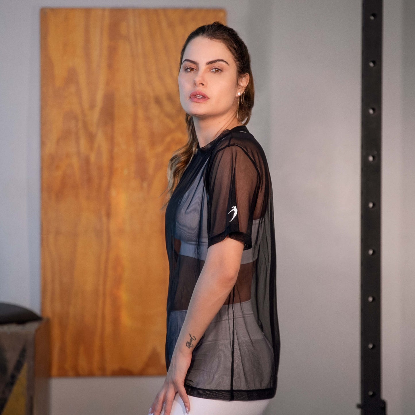 Blusa Mima Tule Preta