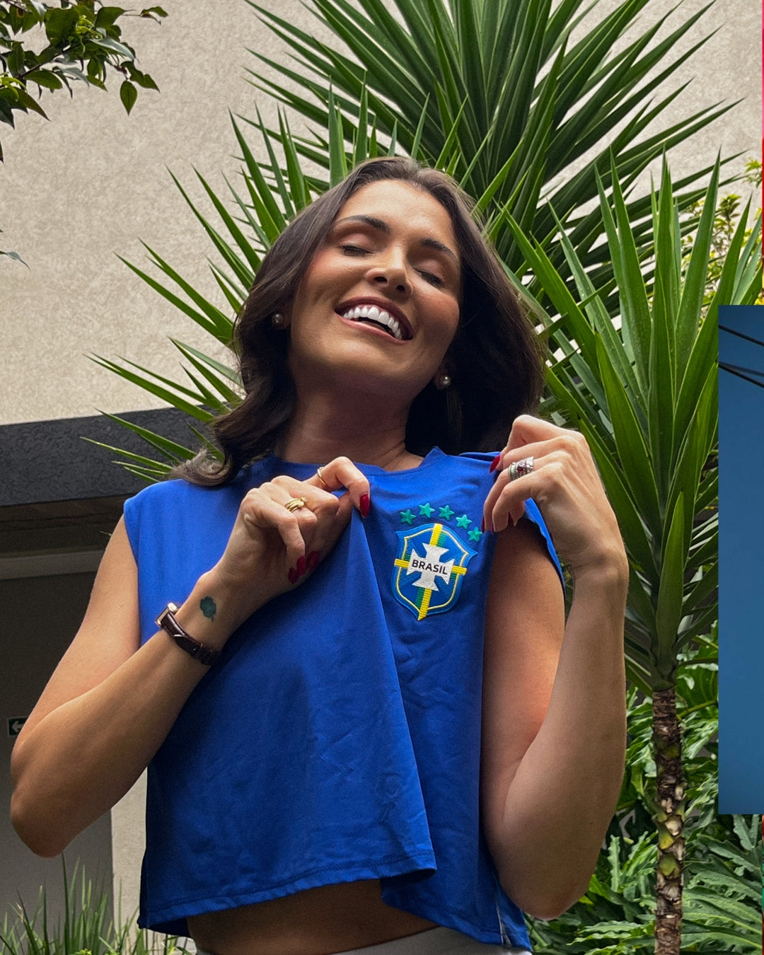 Blusa Brasil - Muscle